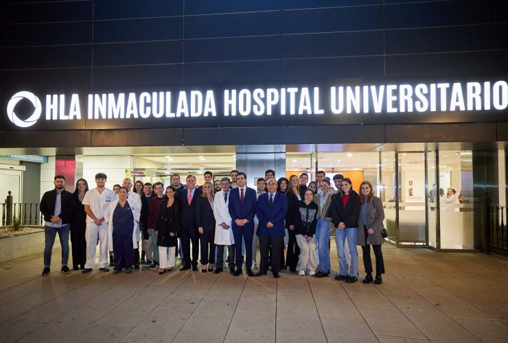 VISITA ALCALDESA GRANADA - HLA UNIVERSITAIRO INMACULADA